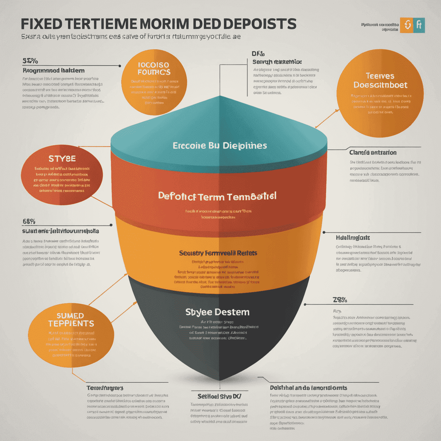 Ein Diagramm, das die Vorteile von Festgeldanlagen im Vergleich zu anderen Sparformen zeigt. Es visualisiert die Sicherheit und potenzielle Rendite von Festgeld.